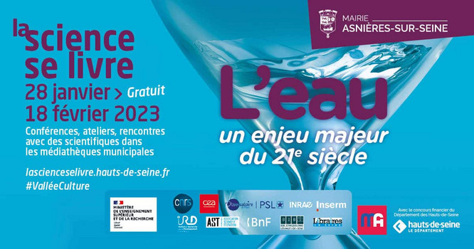 Une affiche du festival "La science se livre" du 28 janvier au 18 février 2023.